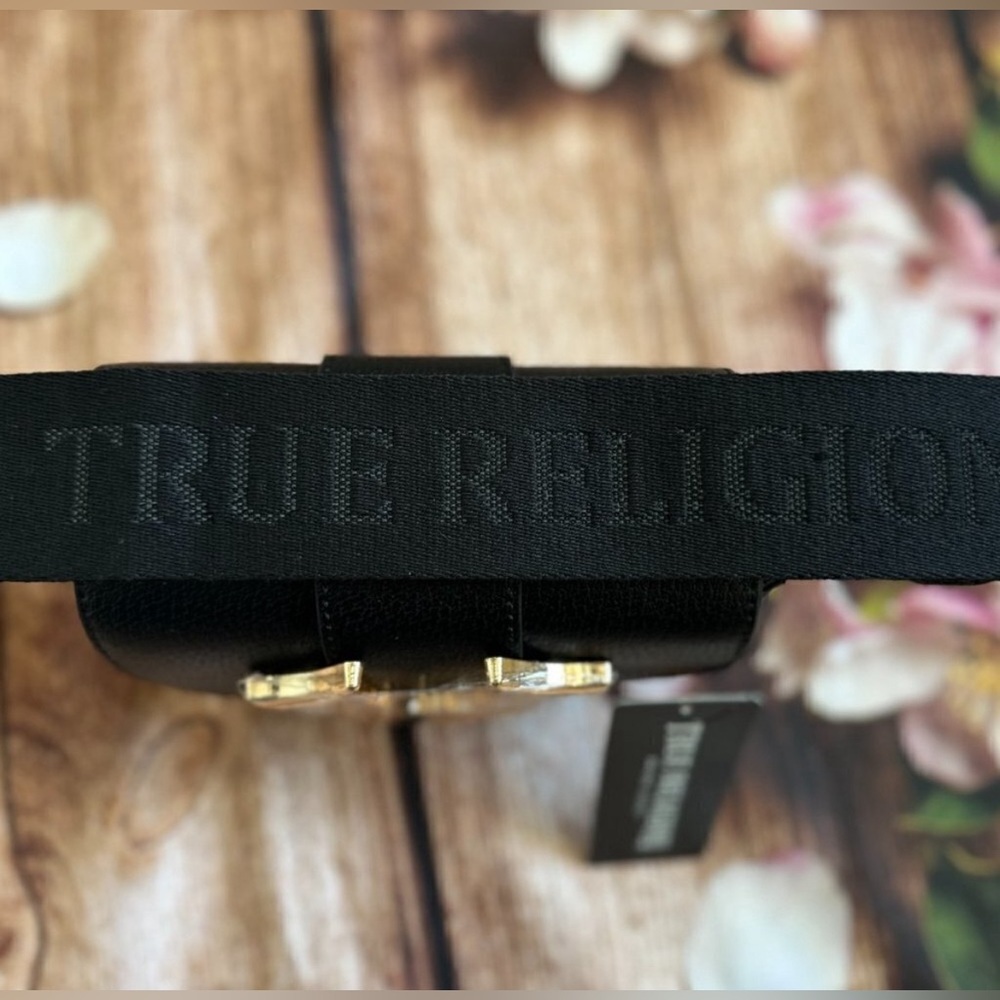 NWT True Religion Mini Horseshoe Bag in Black - Picture 4 of 10